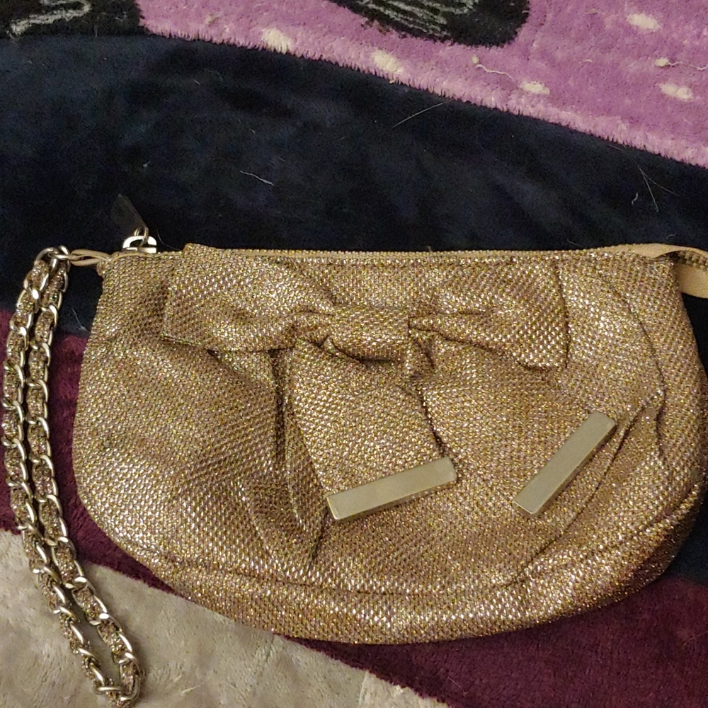 🌟✨ Express glitter bow wristlet